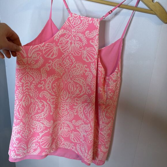 Lilly Pulitzer Lileeze Dusk Cami Reversible Tank Top‎ Barbie Pink Size XS - Picture 7 of 12